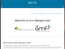 Tablet Screenshot of mara-pro.com